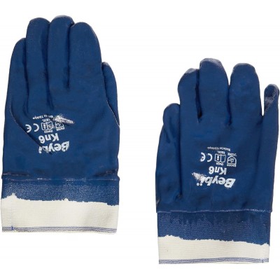 Beybi KN6 Petrolcü Nitril Eldiven Mavi 10 No