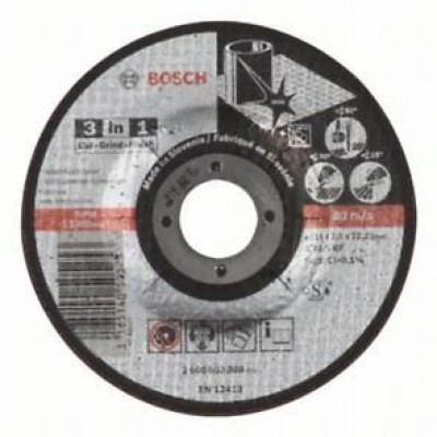Bosch 3İn1 Metal kesme taşı 115 MM 2.608.602.388