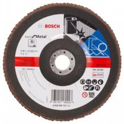 Bosch BFM Flap Disk 180 mm. 40 Kum 2.608.606.737