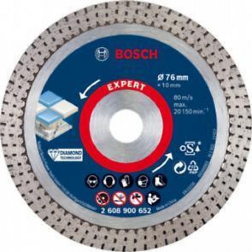 BOSCH Elmas Kesme Disk Hard Ceramic 76mm 2.608.900.652