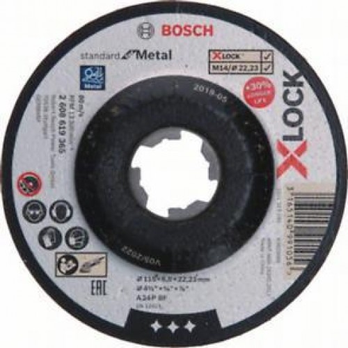 Bosch X-Lock Standart Metal Kesici 115x6 MM 2.608.619.365