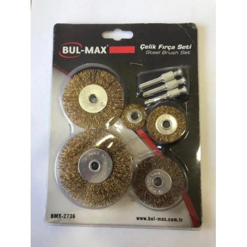 Bulmax Tel Fırça Seti 5li BMX-2736