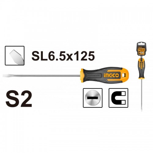 İngco Endüstriyel Mıknatıslı Düz Bits Uç 5x125mm HS686125