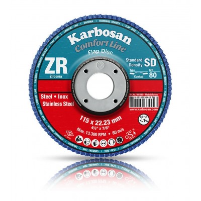 Karbosan Comfort Flap Disk Zımpara ZR 115x80 982185