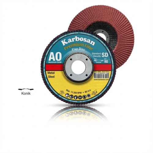 Karbosan Flap Disk Zımpara A.O 180x80 Kum 983225