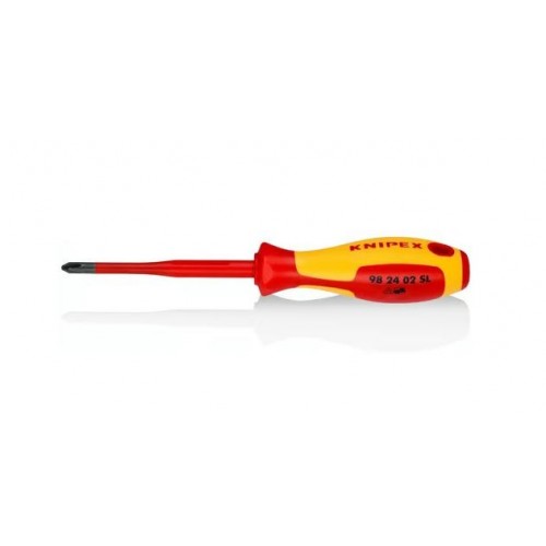 Knipex VDE İzoleli Yıldız Uçlu Tornavida Slim PH2*100 98 24 02 SL