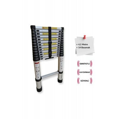 Master 14 Basamaklı Teleskopik A Tipi Merdiven 4.4 Mt. 504325