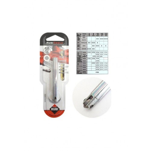 Rubi Seramik ve Granit Kesme Elmas Takımı 10MM 1946