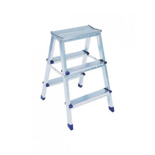 Saraylı Çift Taraflı Metal Merdiven 3+3 Basamaklı 1203