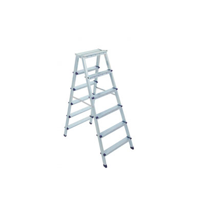 Saraylı Çift Taraflı Metal Merdiven 6+6 Basamaklı 1206