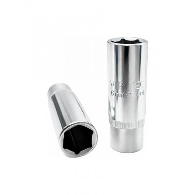 Vip-tec Derin Lokma Anahtar 6 Köşe 1/4x6 MM