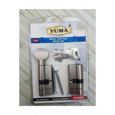 Yuma Çelik Kapı Tuzaklı Barel Seti 68MM YM-B68BG