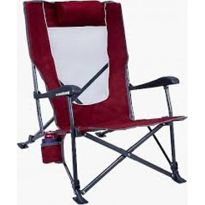 GCI Outdoor Low-Ride Recliner™ 3 Kademeli Katlanır Kamp Sandelyesi Bordo Kod:61572