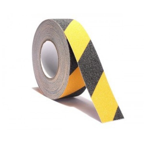 Boss Tape Kaydırmaz Bant Sarı Siyah 25X25MT
