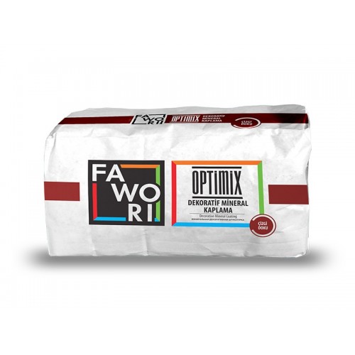 Fawori Optimix Çizgi Desen Dekoratif Sıva 25 Kg