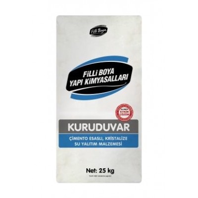 Filli Boya Kuruduvar Kristalize Su Yalıtım Malzemesi 25 Kg.