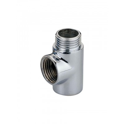 Krom Batarya Uzatması Delikli 1/2