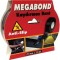 Megabond Kaydırmaz Bant Siyah 25mmx15Mt
