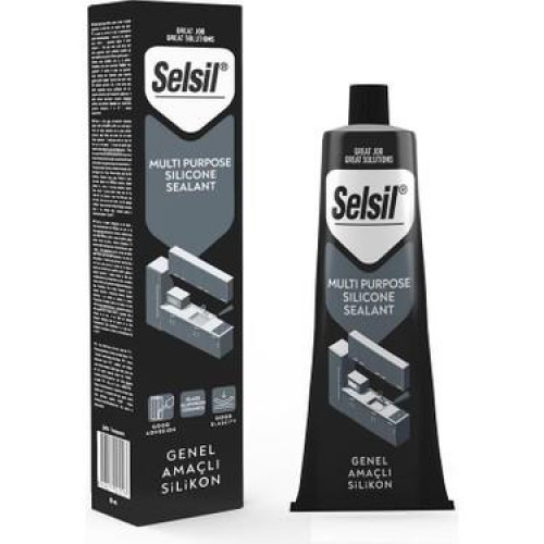 Selsil Tüp Silikon Şeffaf 50Ml