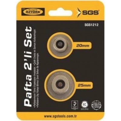 SGS PPRC Boru Paftası 2´li Set 20-25MM