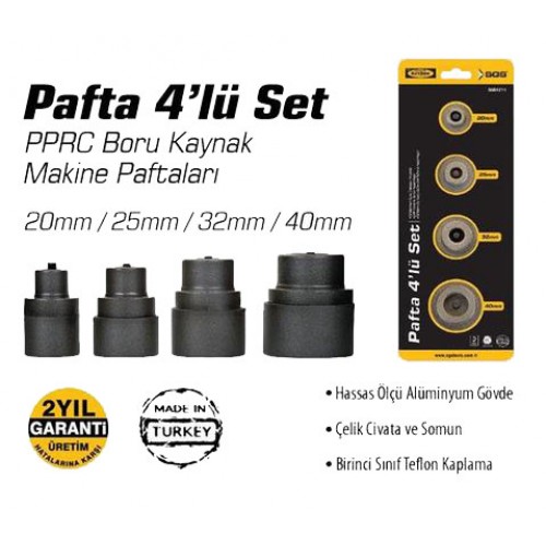 SGS PPRC Boru Paftası 4´lÜ Set 20-25MM 20.25.32.40MM