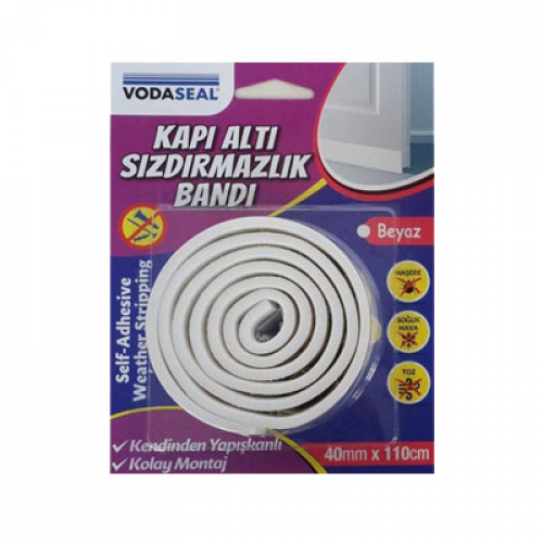 Vodaseal Kapı Altı Sızdırmazlık Bandı Beyaz 40x110Cm