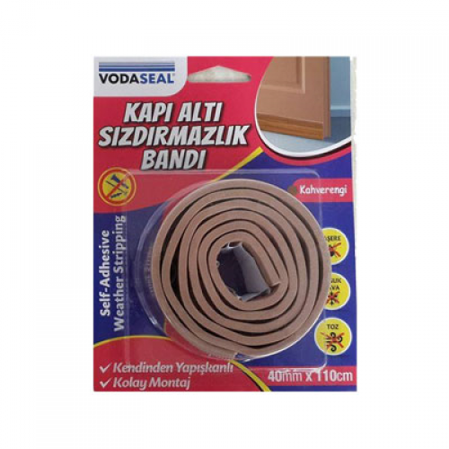 Vodaseal Kapı Altı Sızdırmazlık Bandı Kahverengi 40x110Cm