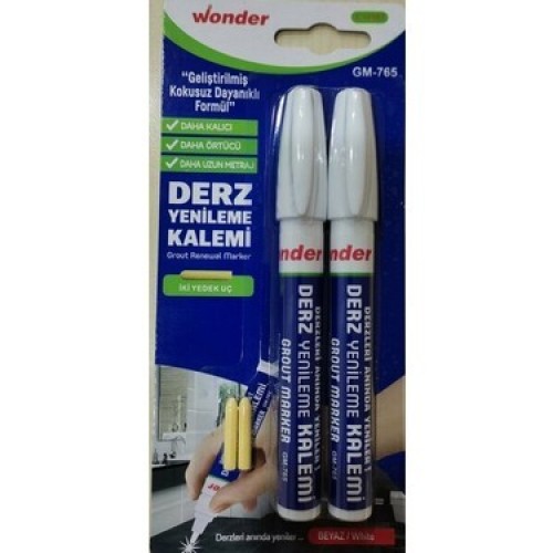 Wonder Derz Kalemi Beyaz 2´li
