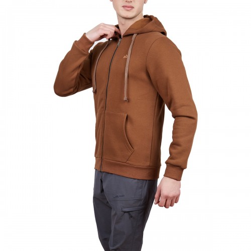 Alpinist Covert Tam Fermuarlı Erkek Sweatshirt M Beden Hardal