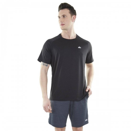 Alpinist Mission Ultra Dry Erkek T-Shirt Siyah-L