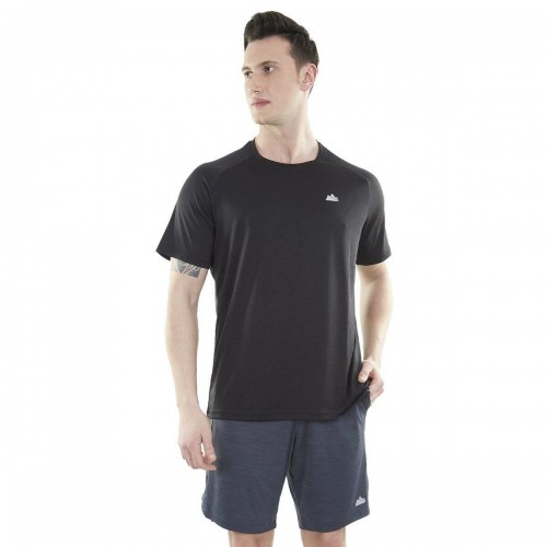 Alpinist Mission Ultra Dry Erkek T-Shirt Siyah-M