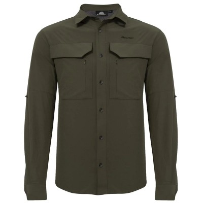 Alpinist Natriks Uzun Kollu Erkek Gömlek S Beden Haki