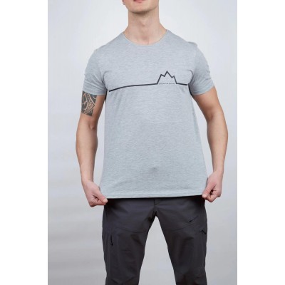 Alpinist Nordic Erkek T-Shirt Gri Beden M