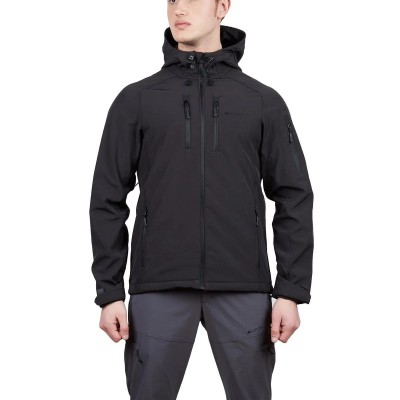 Alpinist Peak Softshell Erkek Outdoor Mont XL Beden Siyah