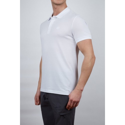 Alpinist Roc Erkek Polo T-Shirt Beyaz-L