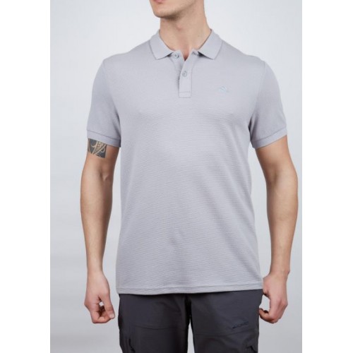 Alpinist Roc Erkek Polo T-Shirt Gri-3XL