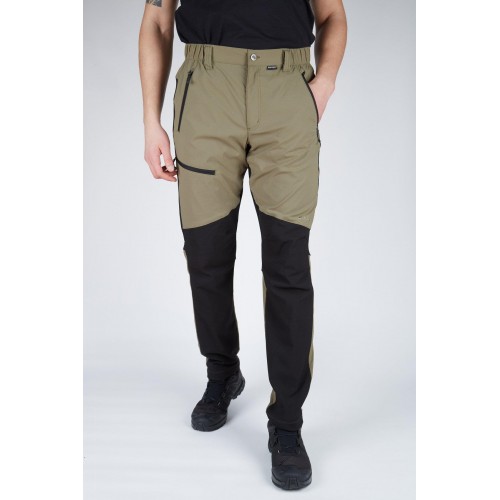 Alpinist Rugged Flex Erkek Pantolon 3XL Beden Haki-Siyah