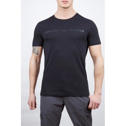 Alpinist Vassi Erkek T-Shirt Beden M Siyah