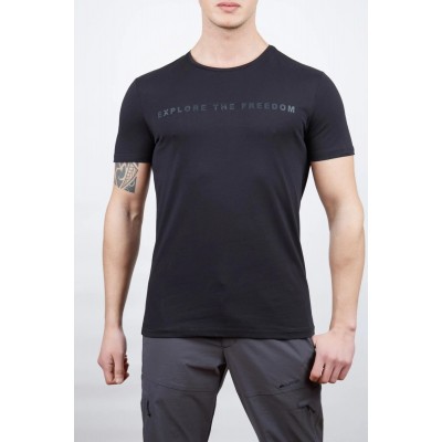 Alpinist Vassi Erkek T-Shirt Beden XL Siyah