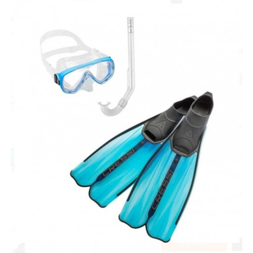 Cressi Rondinella Bag AQ Palet Maske Şnorkel Set 35/36 CA189235 Cressi Rondinella Bag AQ Palet Maske Şnorkel Set 35/36 CA189235