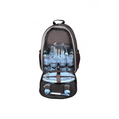 FreeCamp Piknik Çantası 4 Kişilik - Kahverengi