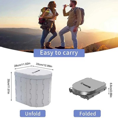 Madfox Bi-Pot Katlanır Portatif Kamp Tuvaleti 547218