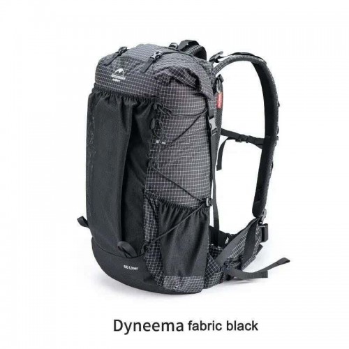 Naturehike Rock 60+5 Lt Trekking Sırt Çantası Dyneema Black NH19BP095