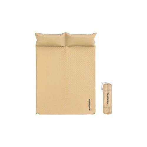 Naturehike UltraLight Çift Kişilik Şişme Kamp Matı 185*130*2.5 Sarı