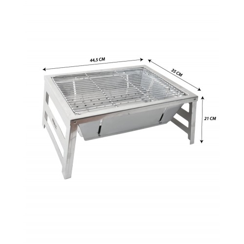 Nurgaz Katlanır Krom Mangal NG KM