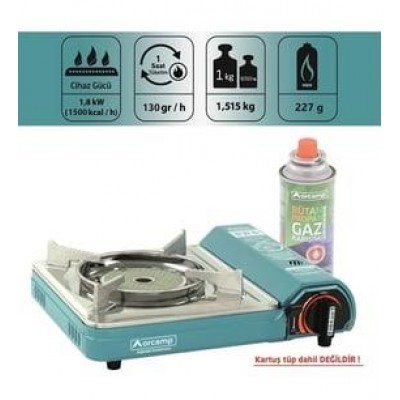 Orcamp Seramik Tekli Portatif Kamp Ocağı CK-508