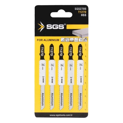 SGS Dekupaj Testere Ağzı Alüminyum T127D 5´li