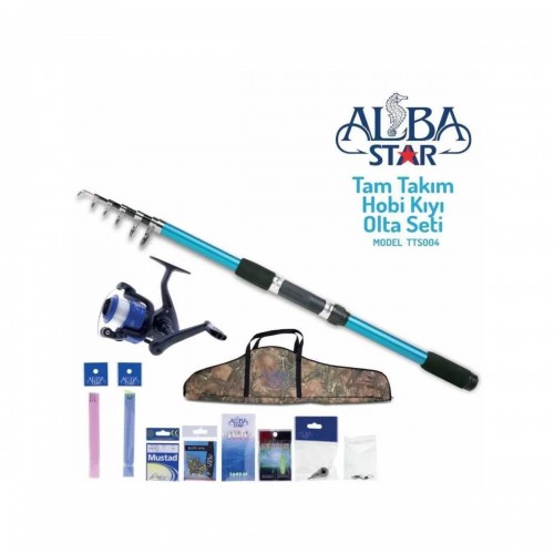 Albastar Çantalı Tam Takım Kıyı Olta Seti TTS004 Albastar Çantalı Tam Takım Kıyı Olta Seti TTS004